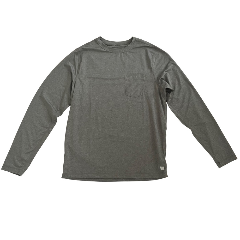 Vuori Tradewinds Green Long Sleeve Tee